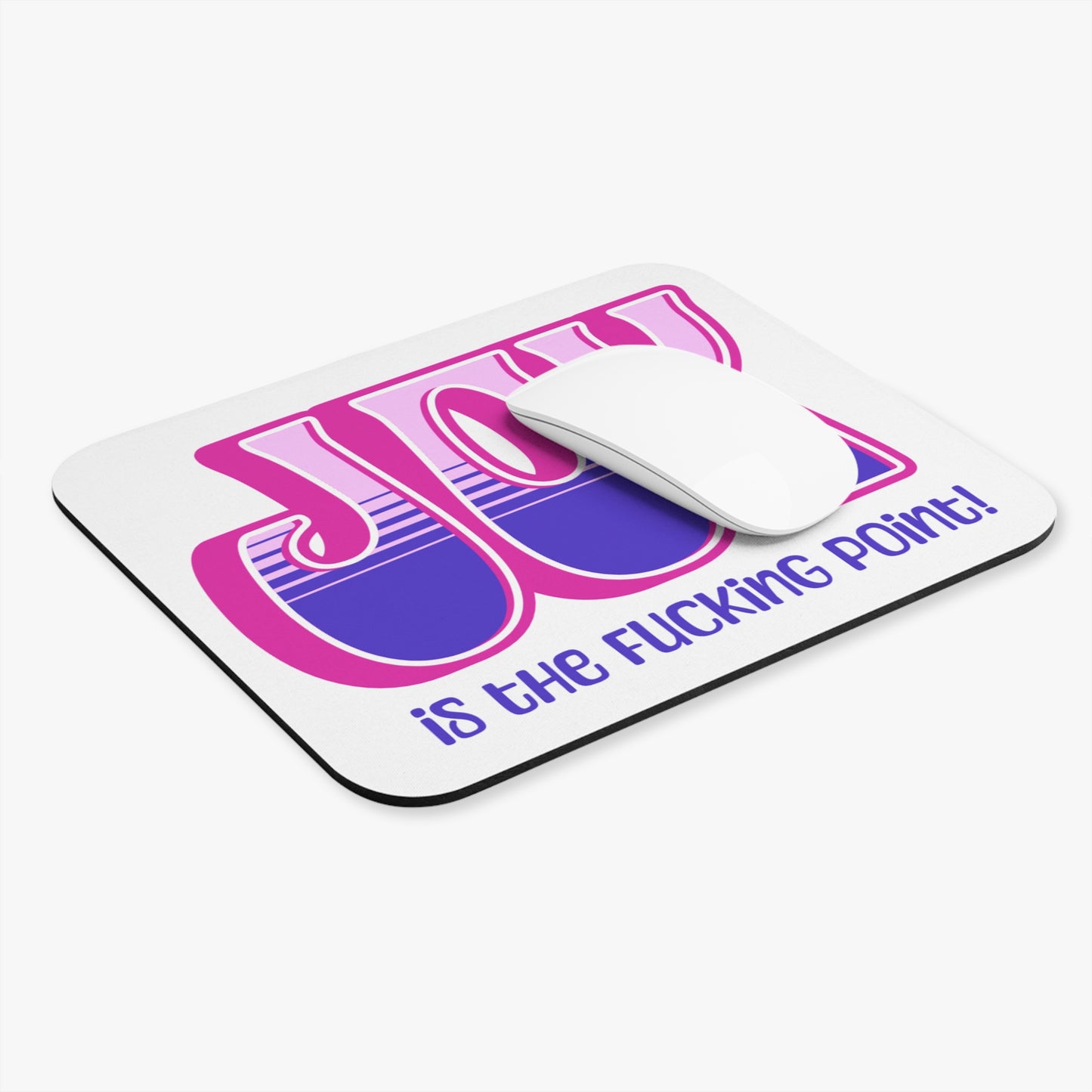 Pink Pink Purple Joy Mouse Pad