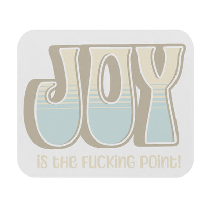 Tan Blue Joy Mouse Pad
