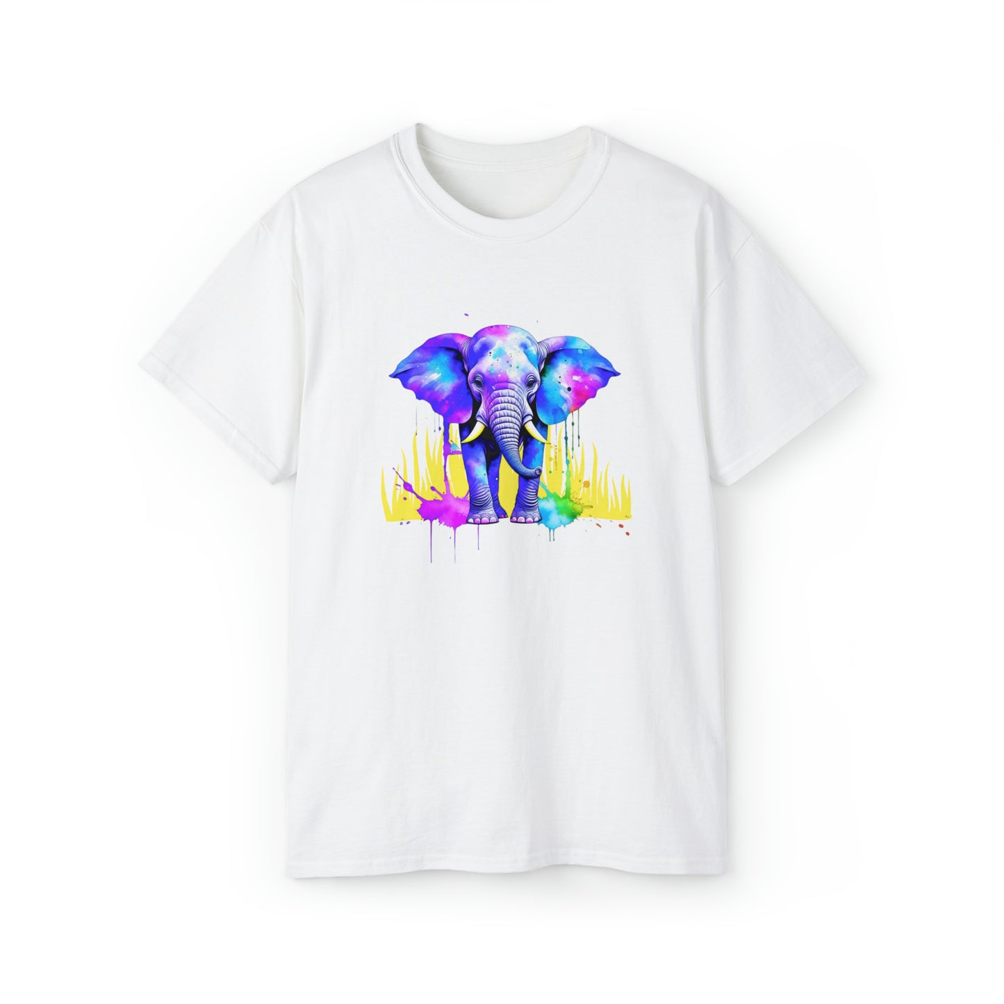 Vibrant Elephant Unisex Ultra Cotton Tee