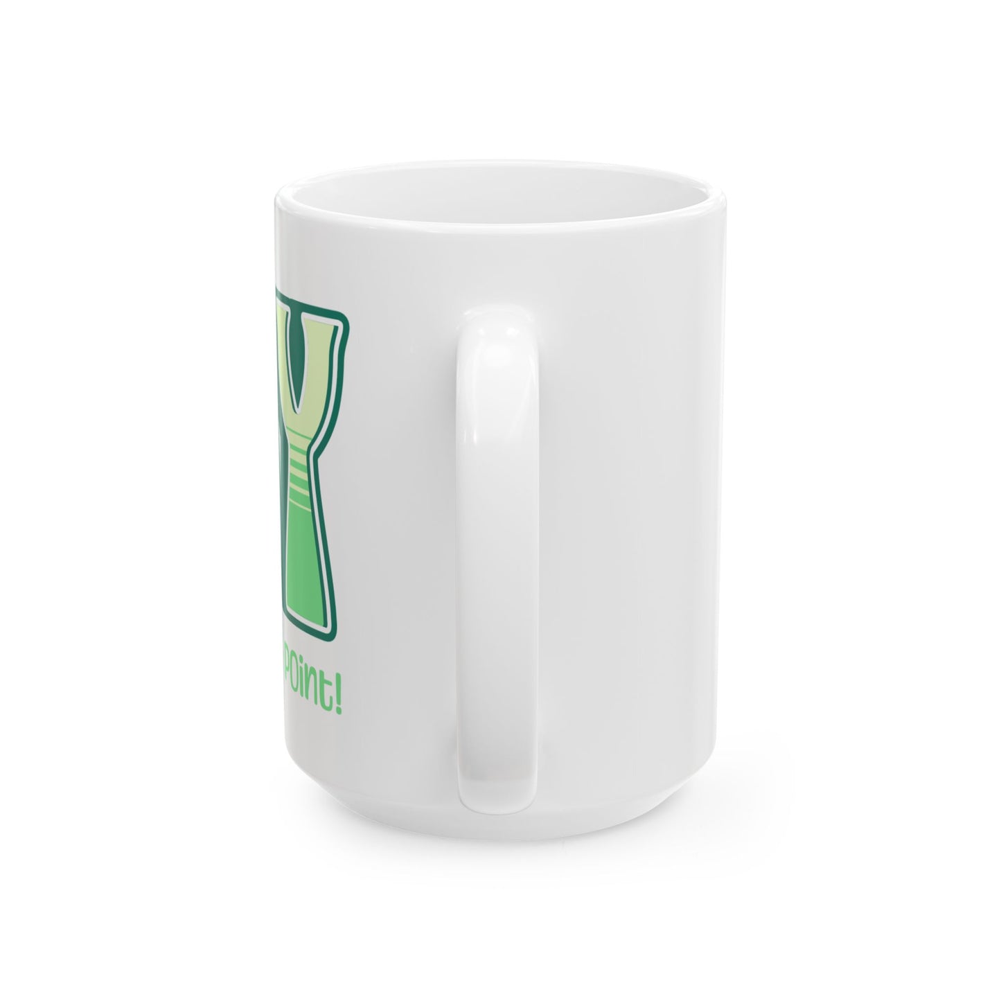 Green Green Yellow Joy Ceramic Mug, (11oz, 15oz)
