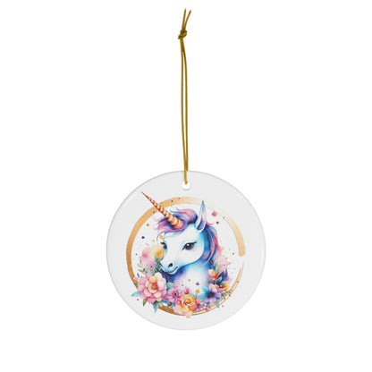 Unicorn Ceramic Ornament
