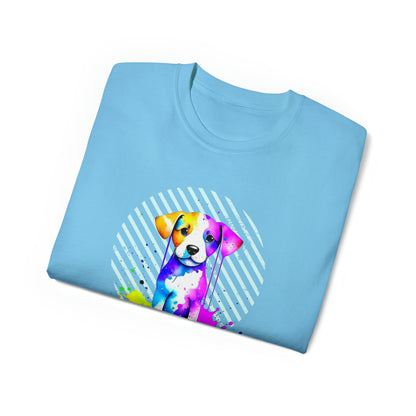 Vibrant Puppy Unisex Ultra Cotton Tee