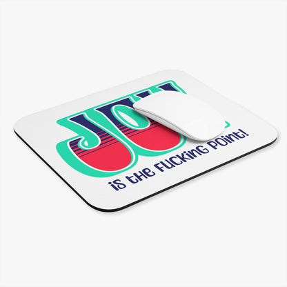 Teal Blue Red Joy Mouse Pad
