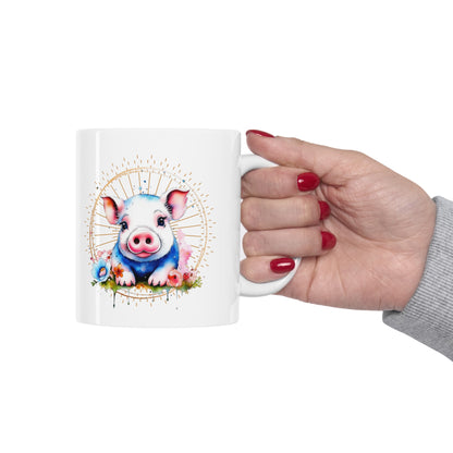 Pig Ceramic Mug 11oz