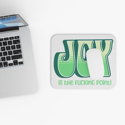 Green Green Yellow Joy Mouse Pad