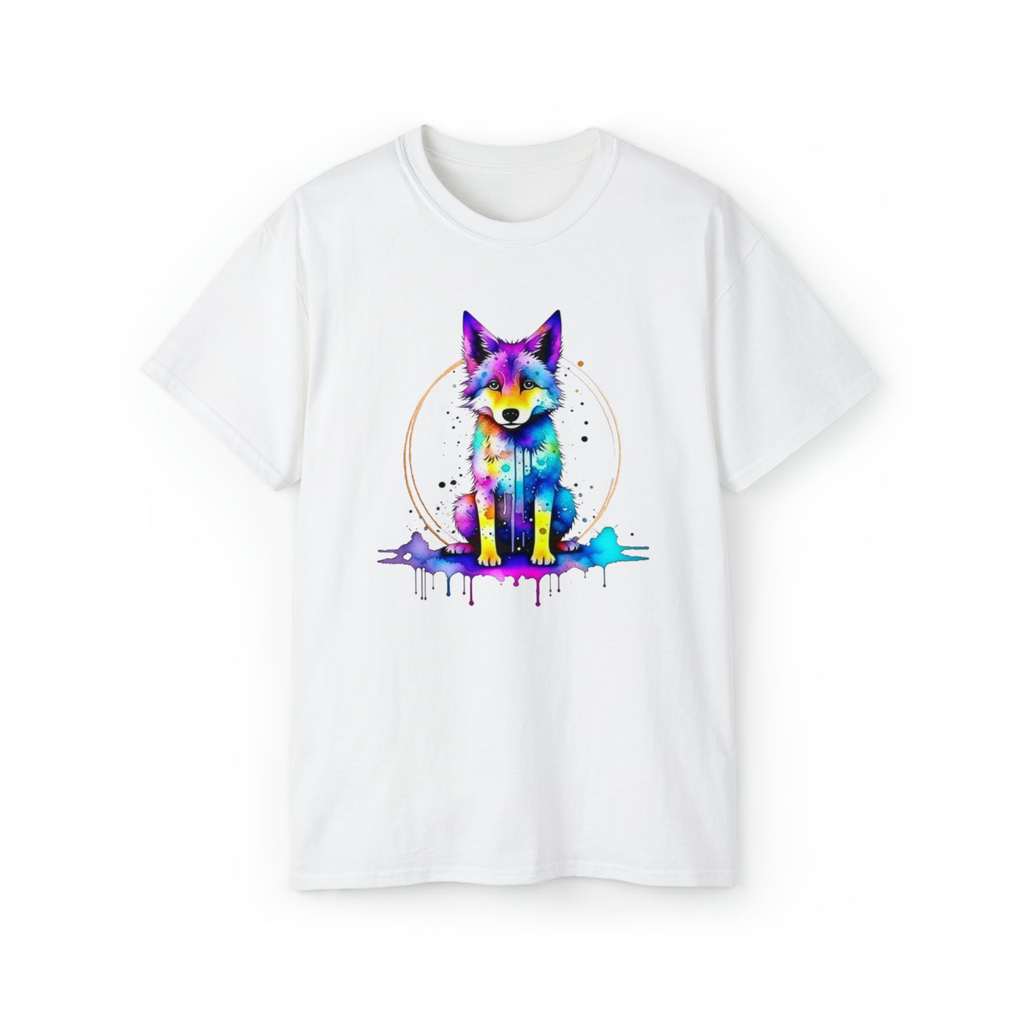 Vibrant Wolf Unisex Ultra Cotton Tee