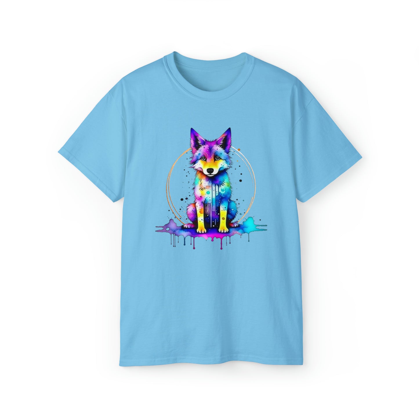 Vibrant Wolf Unisex Ultra Cotton Tee