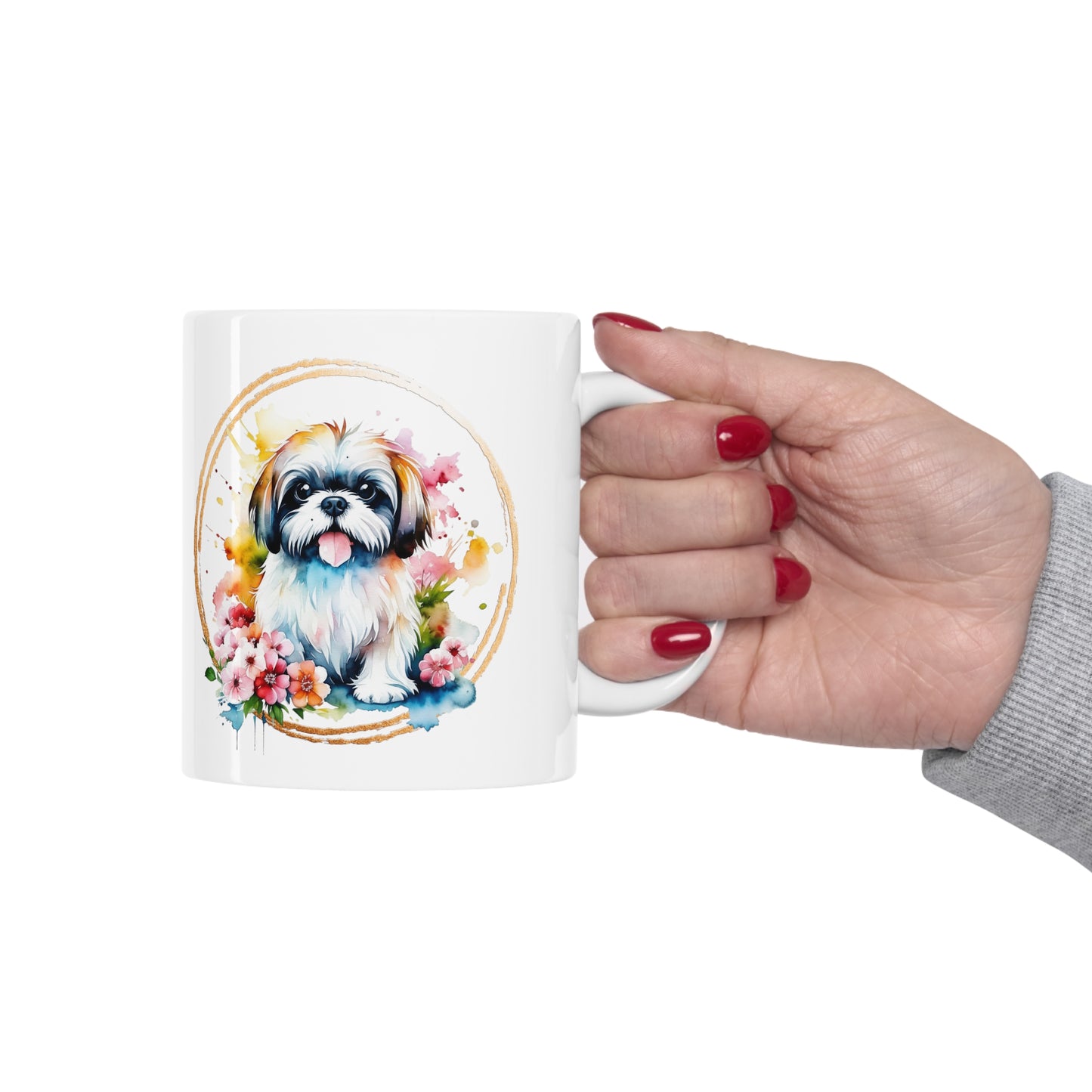 Golden Shih Tzu  Ceramic Mug 11oz