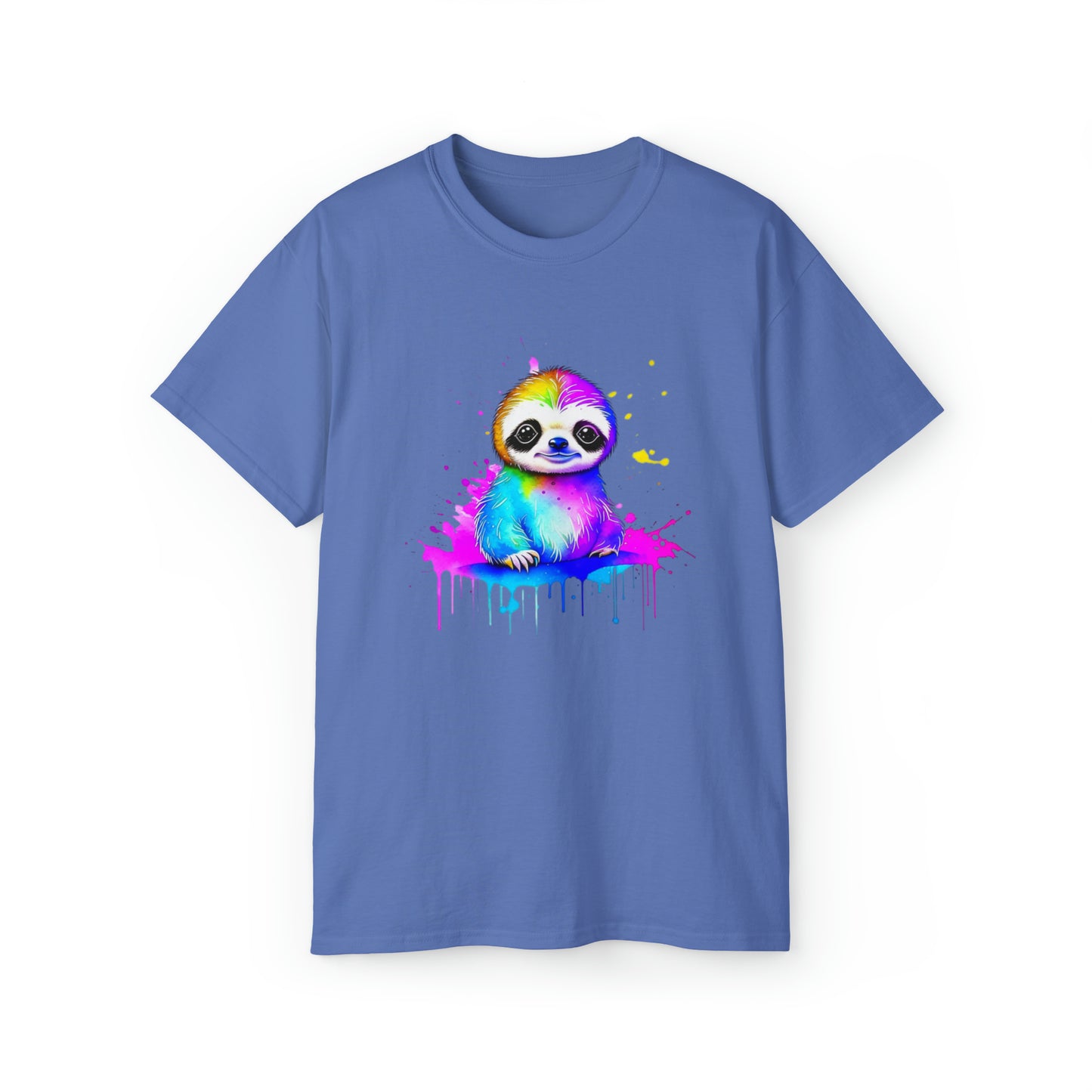 Vibrant Sloth Unisex Ultra Cotton Tee