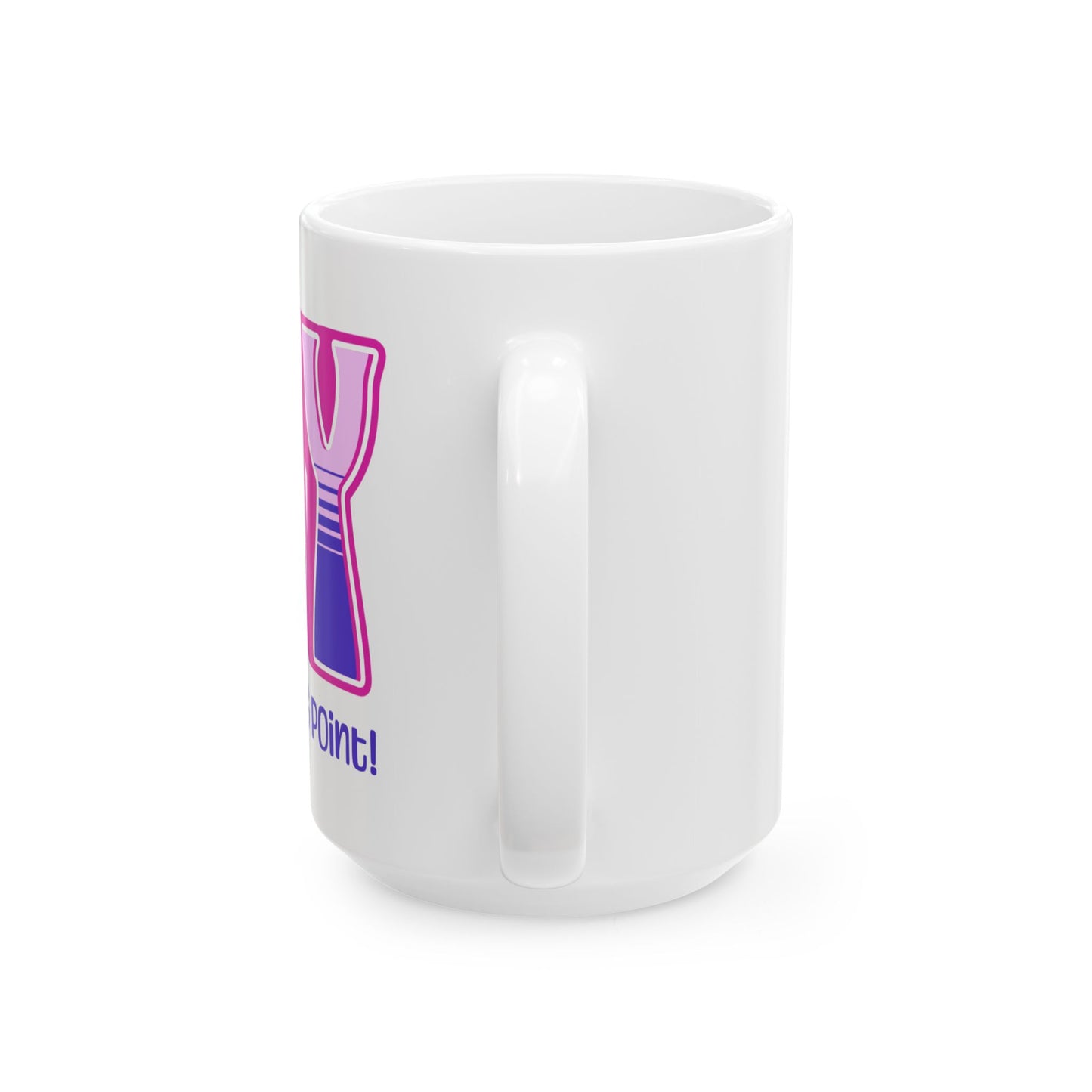 Pink Pink Purple Joy Ceramic Mug, (11oz, 15oz)