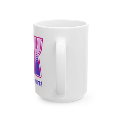 Pink Pink Purple Joy Ceramic Mug, (11oz, 15oz)