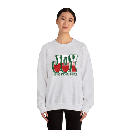 Joy (green holiday) Unisex Sweatshirt