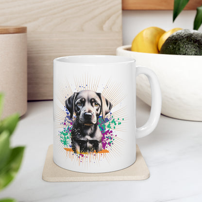 Black Lab Ceramic Mug 11oz