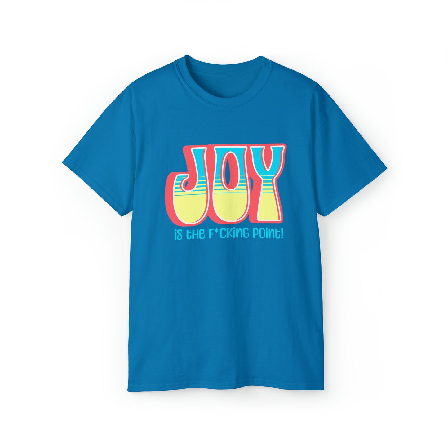 JOY (salmon blue yellow)  Unisex Ultra Cotton Tee