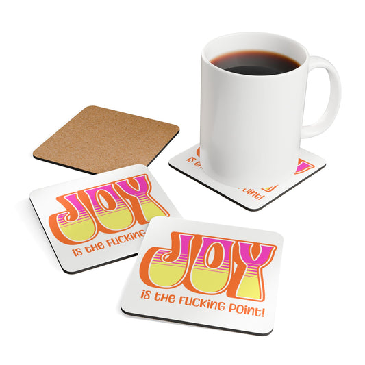 Orange Pink Yellow Joy Coaster Set