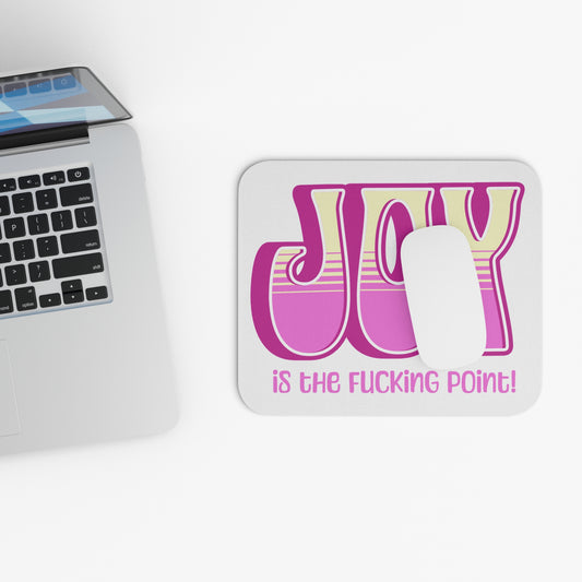 Pink Pink Yellow Joy Mouse Pad
