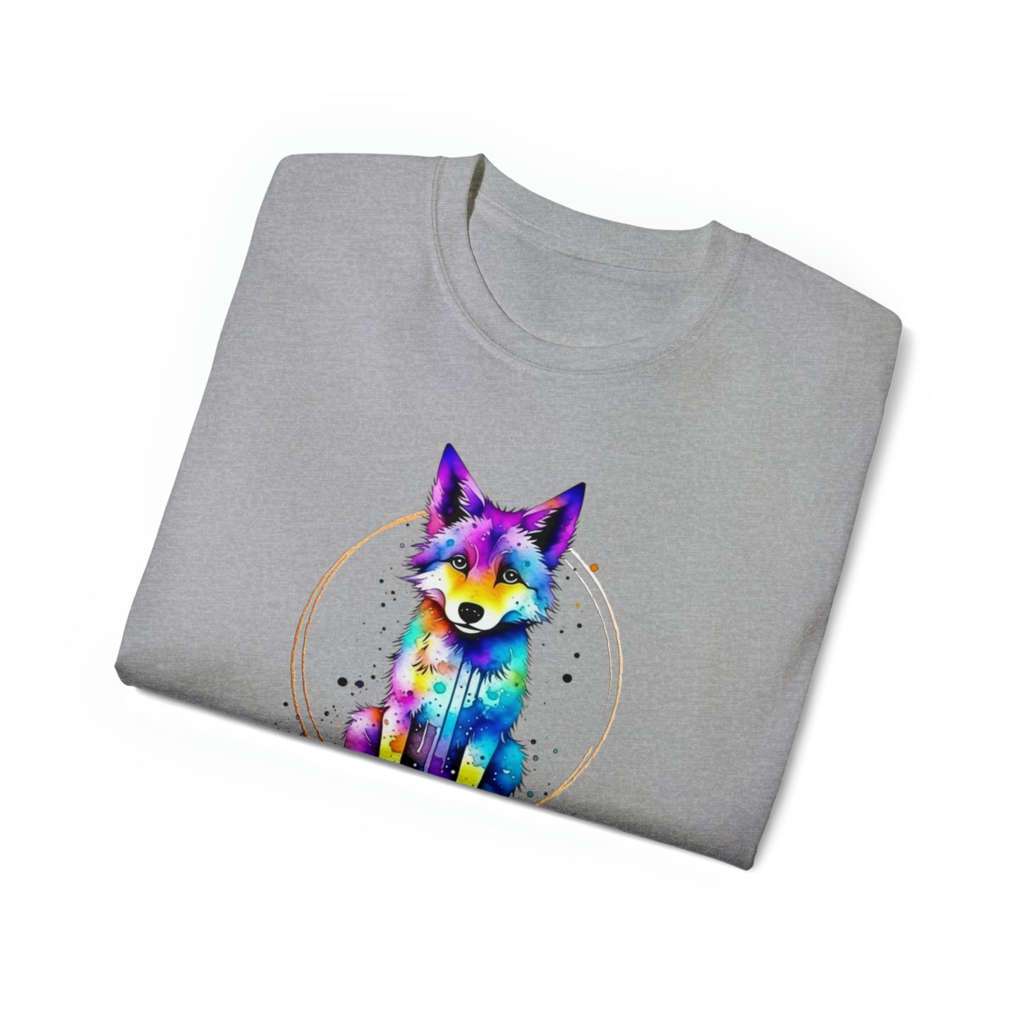 Vibrant Wolf Unisex Ultra Cotton Tee