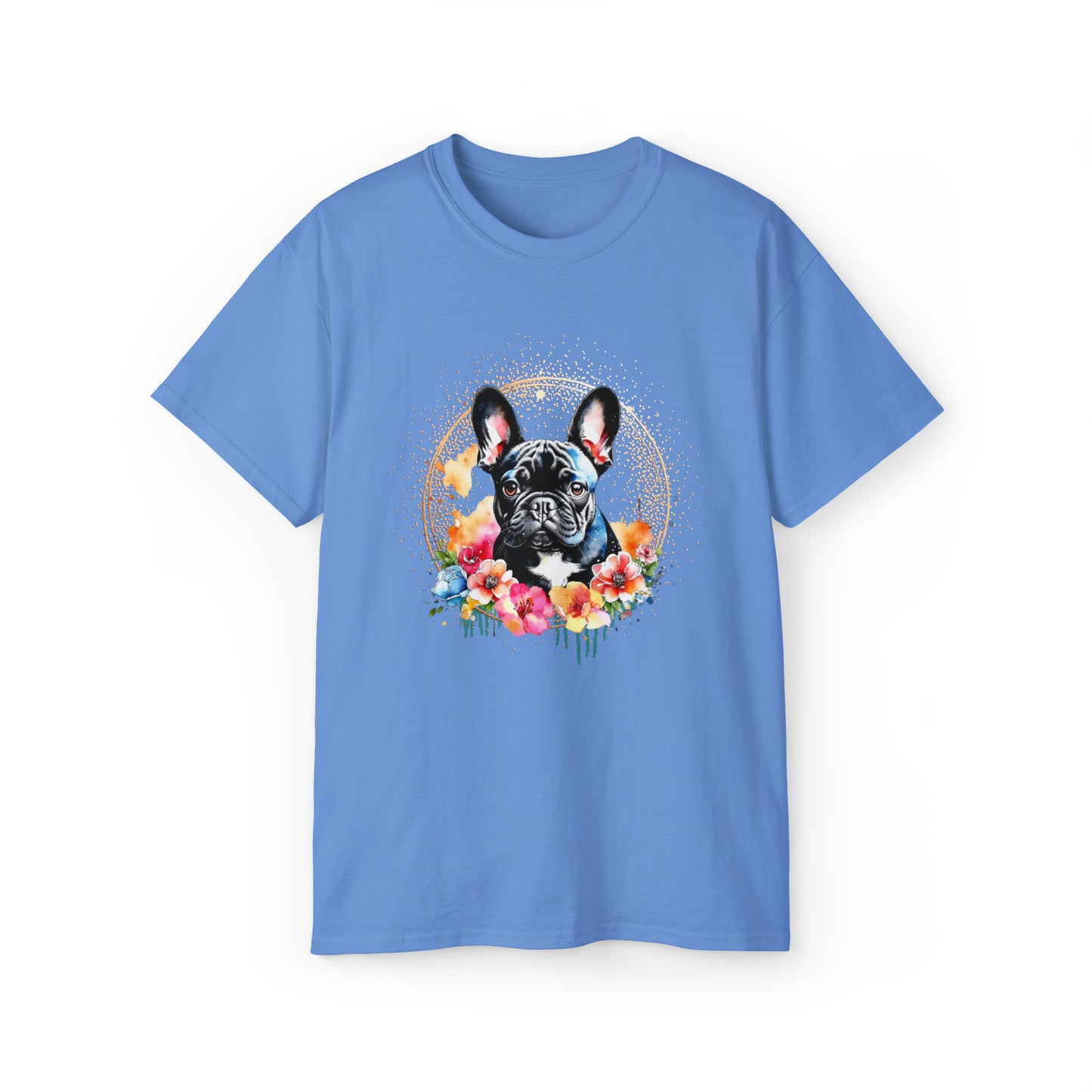 Black Frenchie Unisex Ultra Cotton Tee