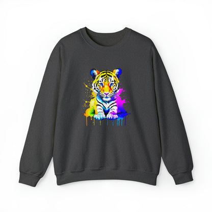 Vibrant Tiger Unisex Sweatshirt