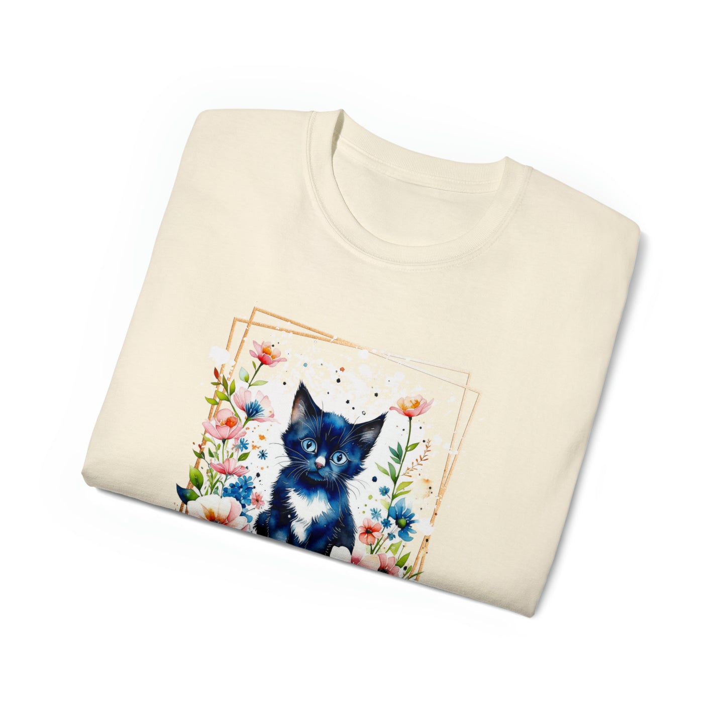 Black Kitten Unisex Ultra Cotton Tee