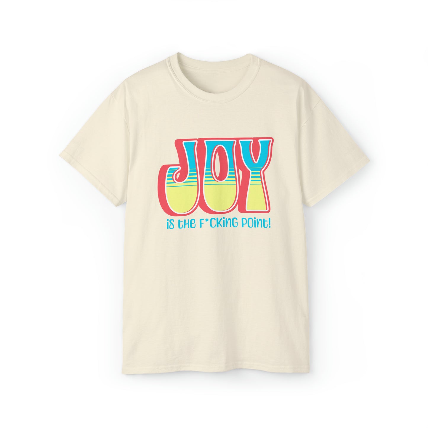 JOY (salmon blue yellow)  Unisex Ultra Cotton Tee