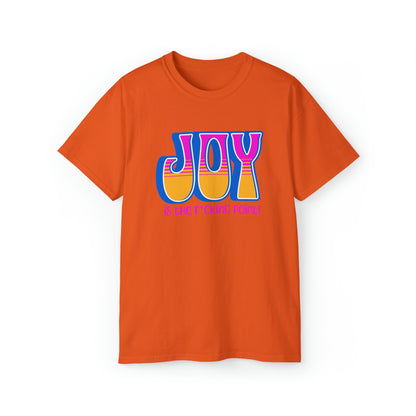 JOY (blue pink orange)  Unisex Ultra Cotton Tee