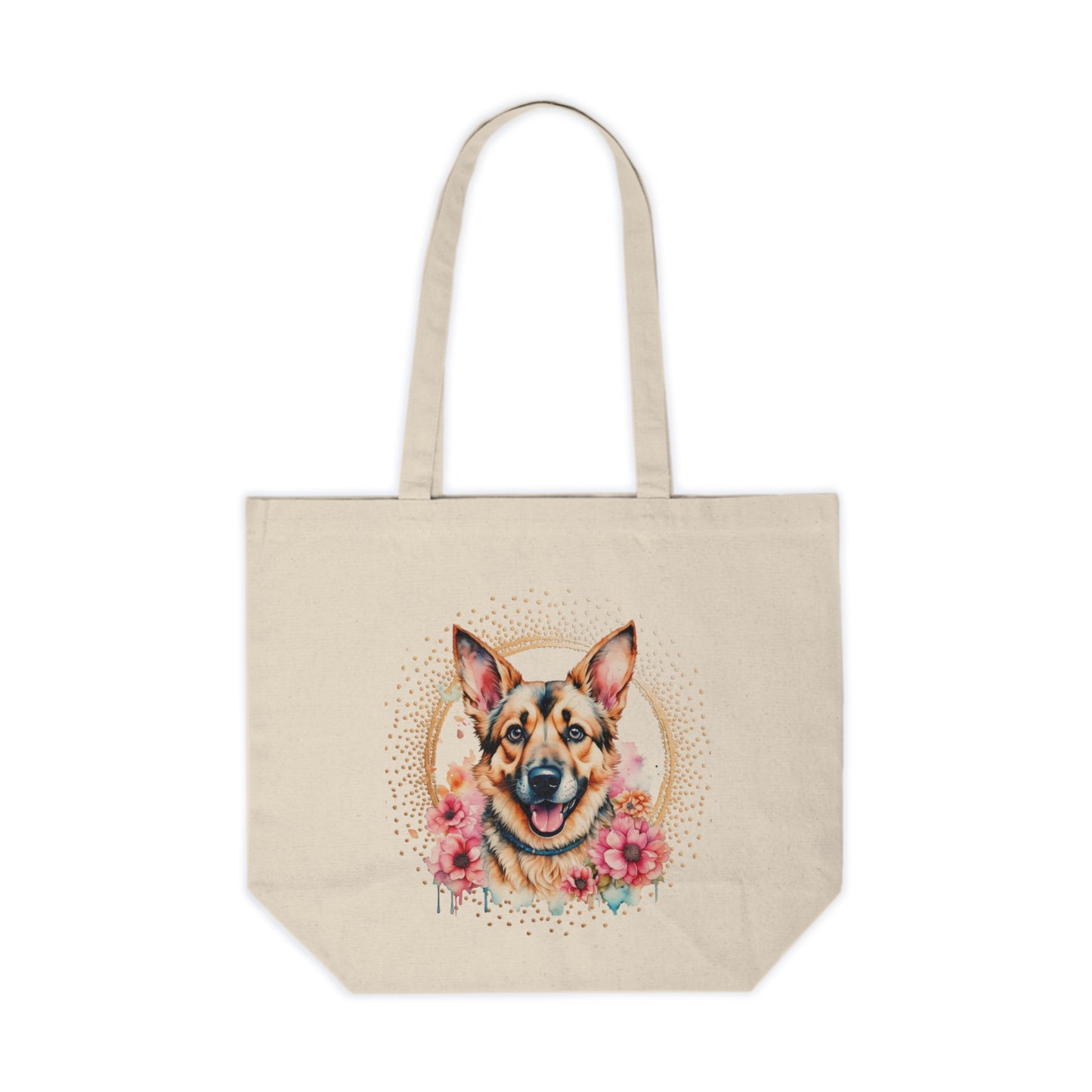 German Shepherd Canvas Shopping Bag