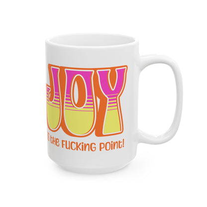 Orange Pink Yellow Joy Ceramic Mug, (11oz, 15oz)