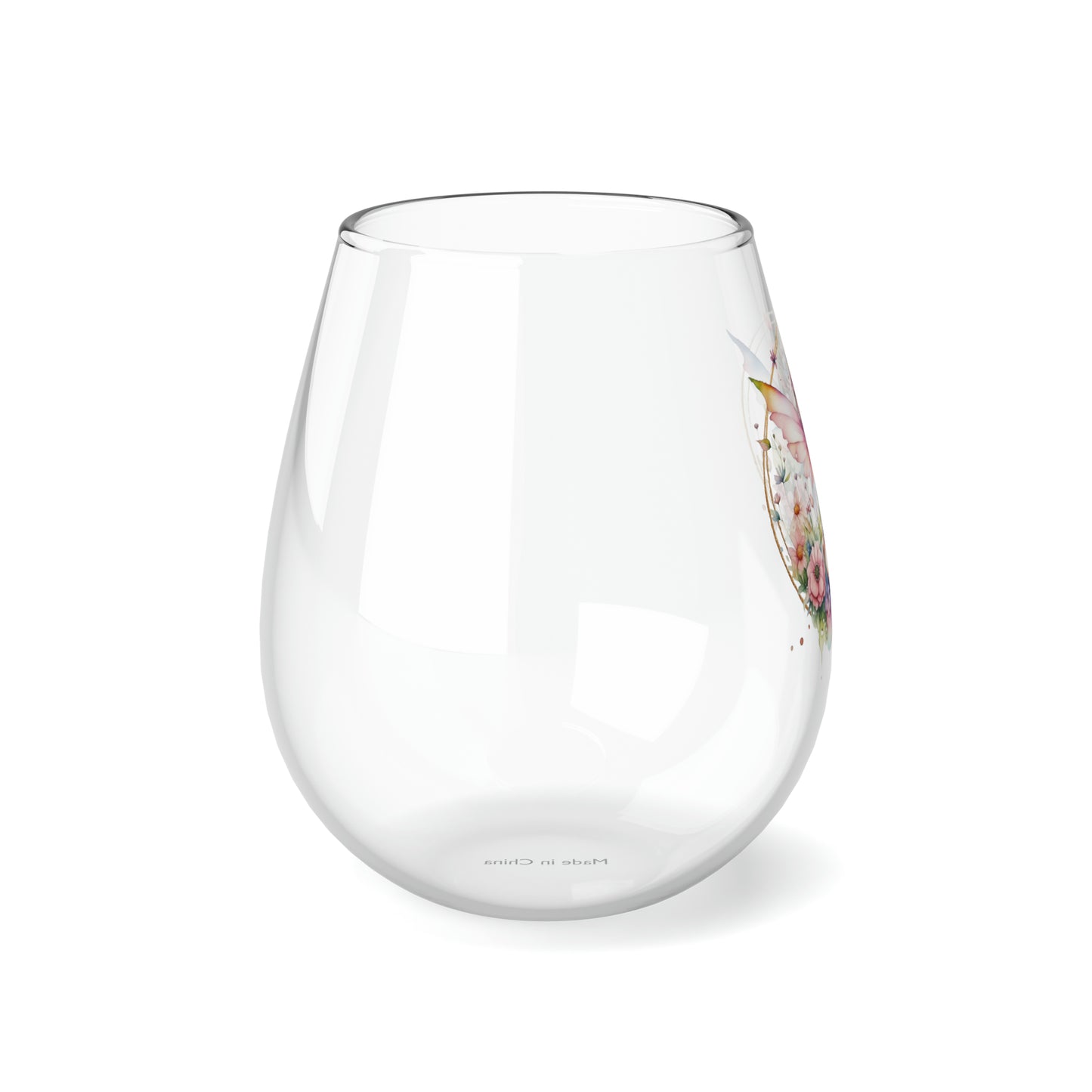 Fairy Stemless Wine Glass, 11.75oz