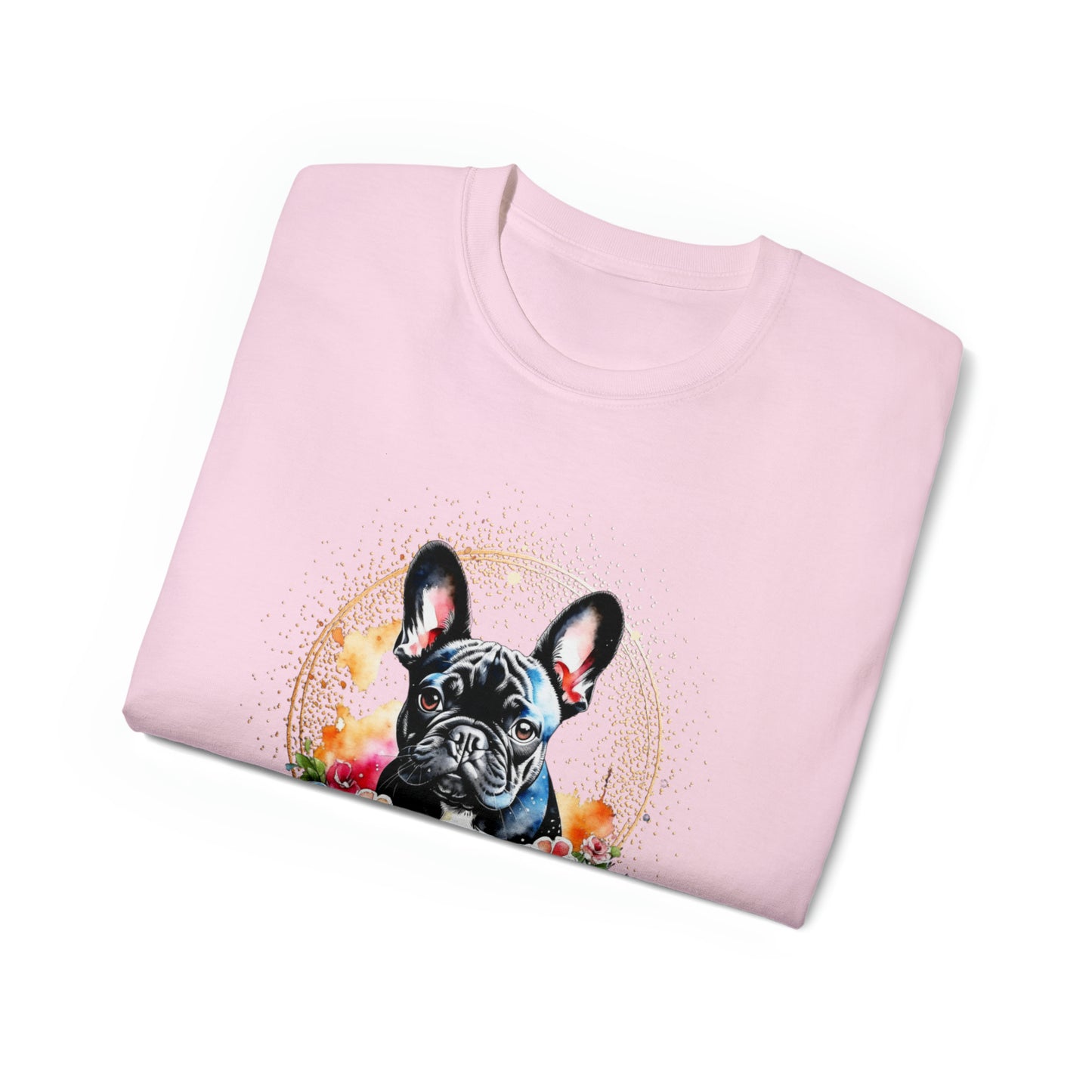 Black Frenchie Unisex Ultra Cotton Tee