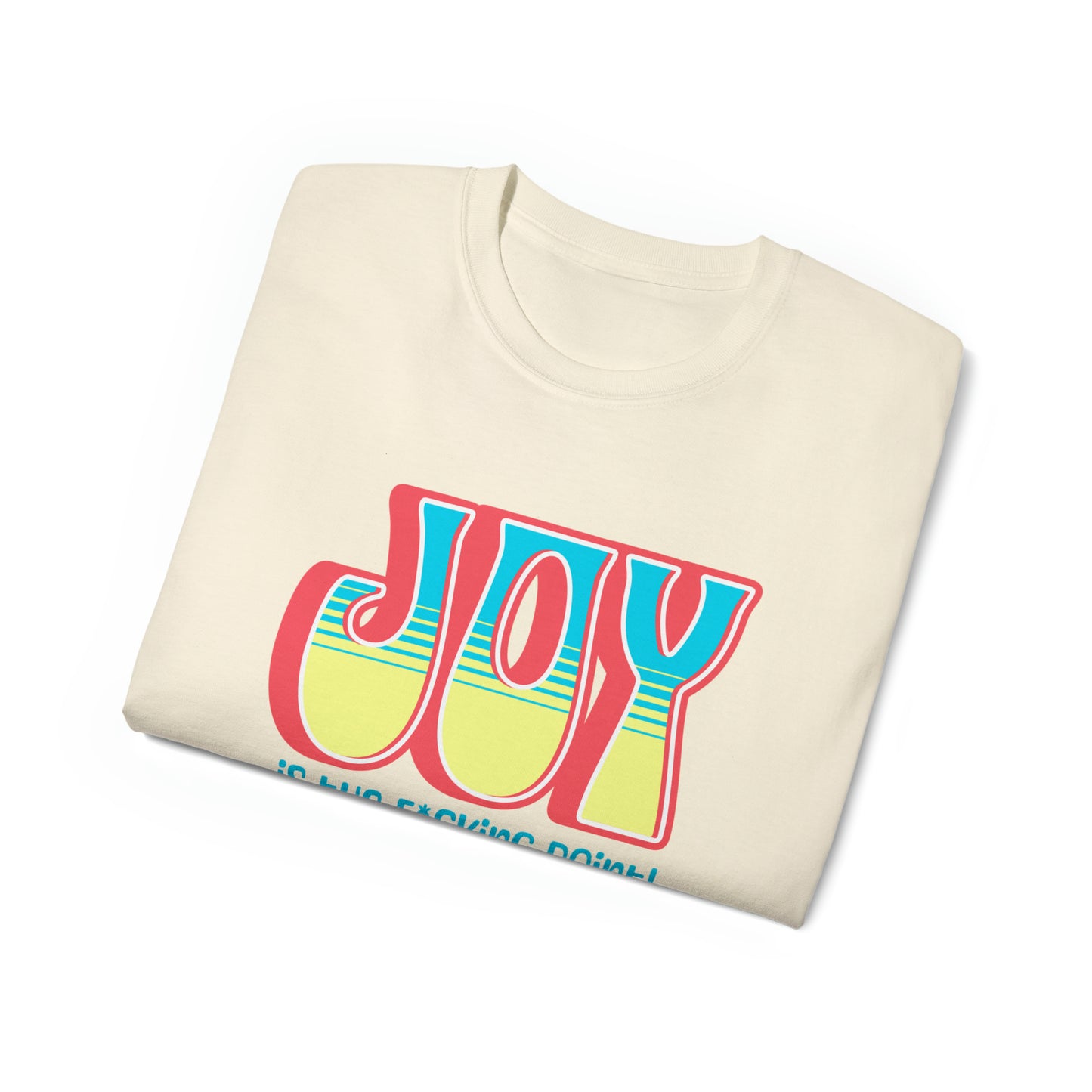 JOY (salmon blue yellow)  Unisex Ultra Cotton Tee