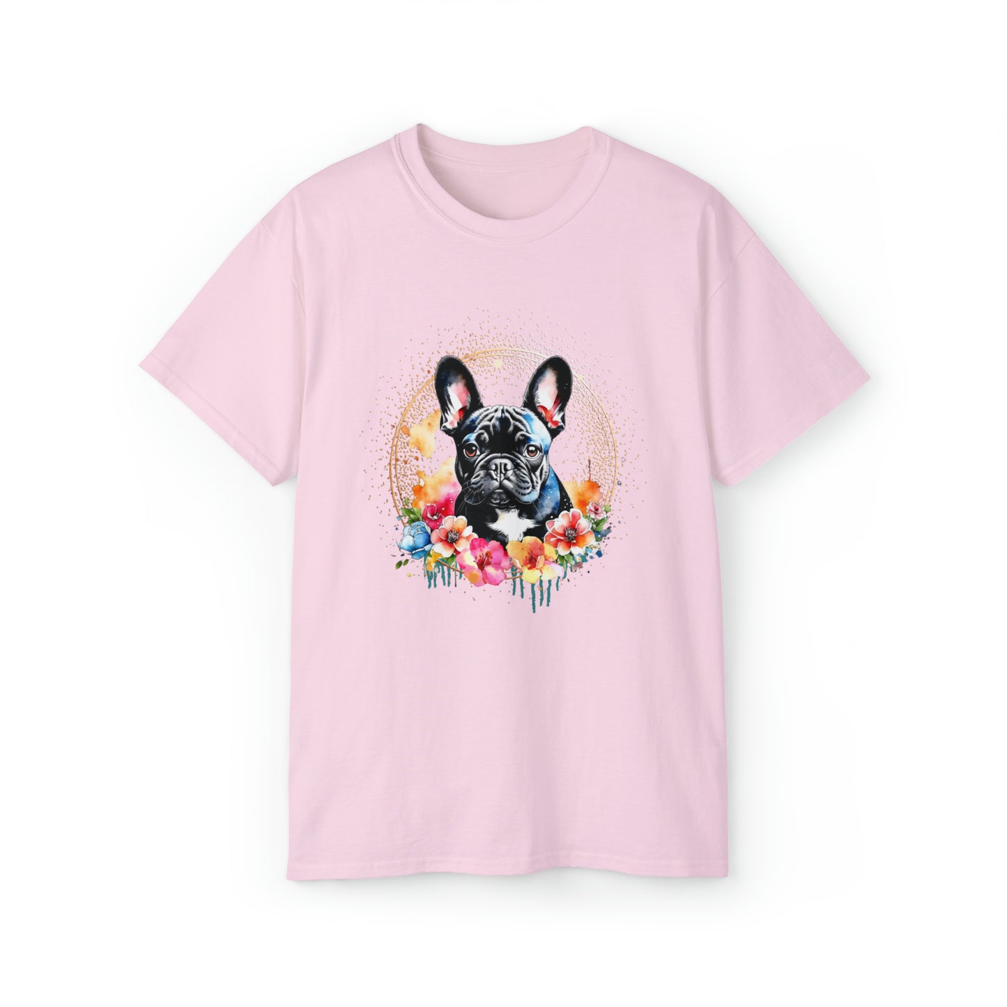 Black Frenchie Unisex Ultra Cotton Tee