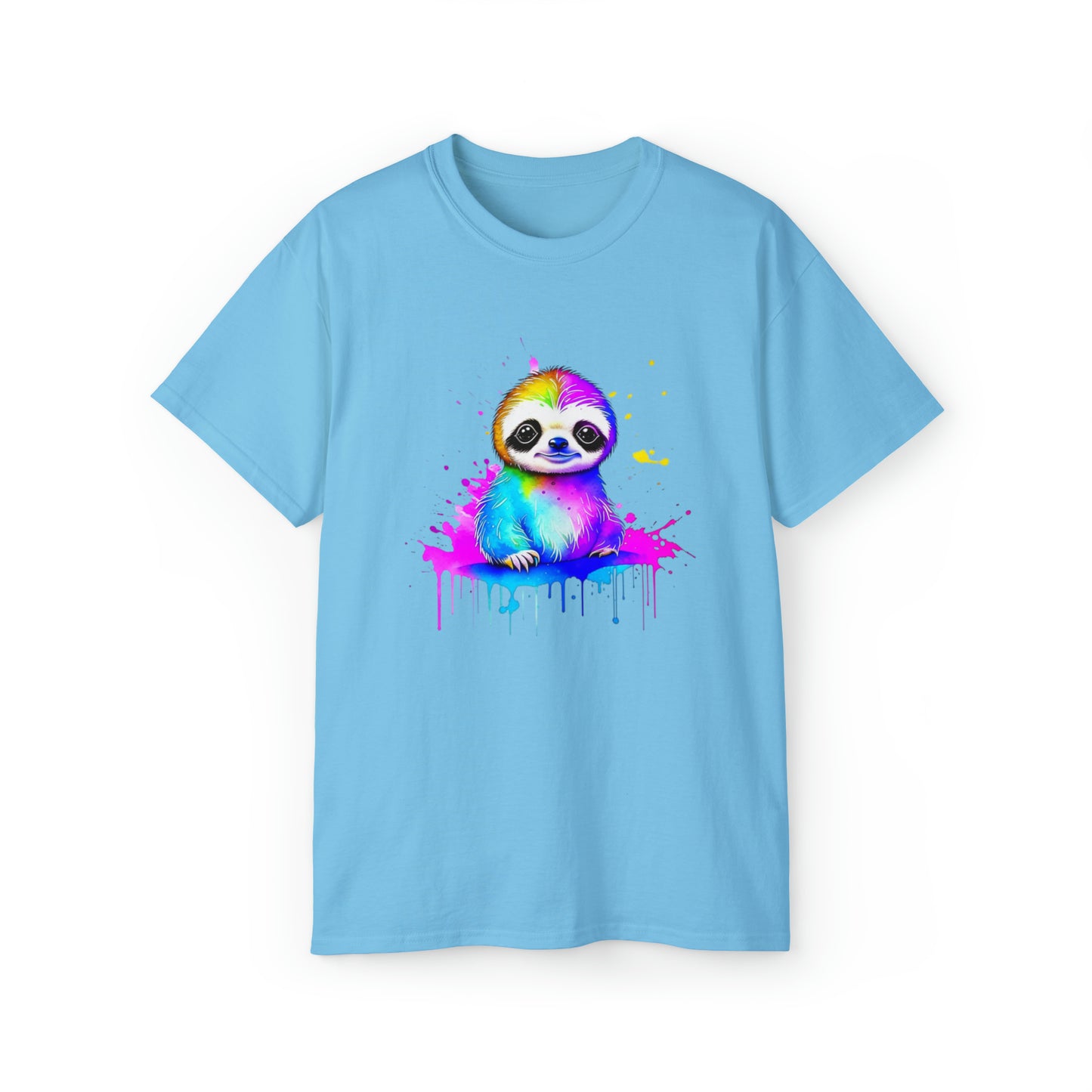 Vibrant Sloth Unisex Ultra Cotton Tee