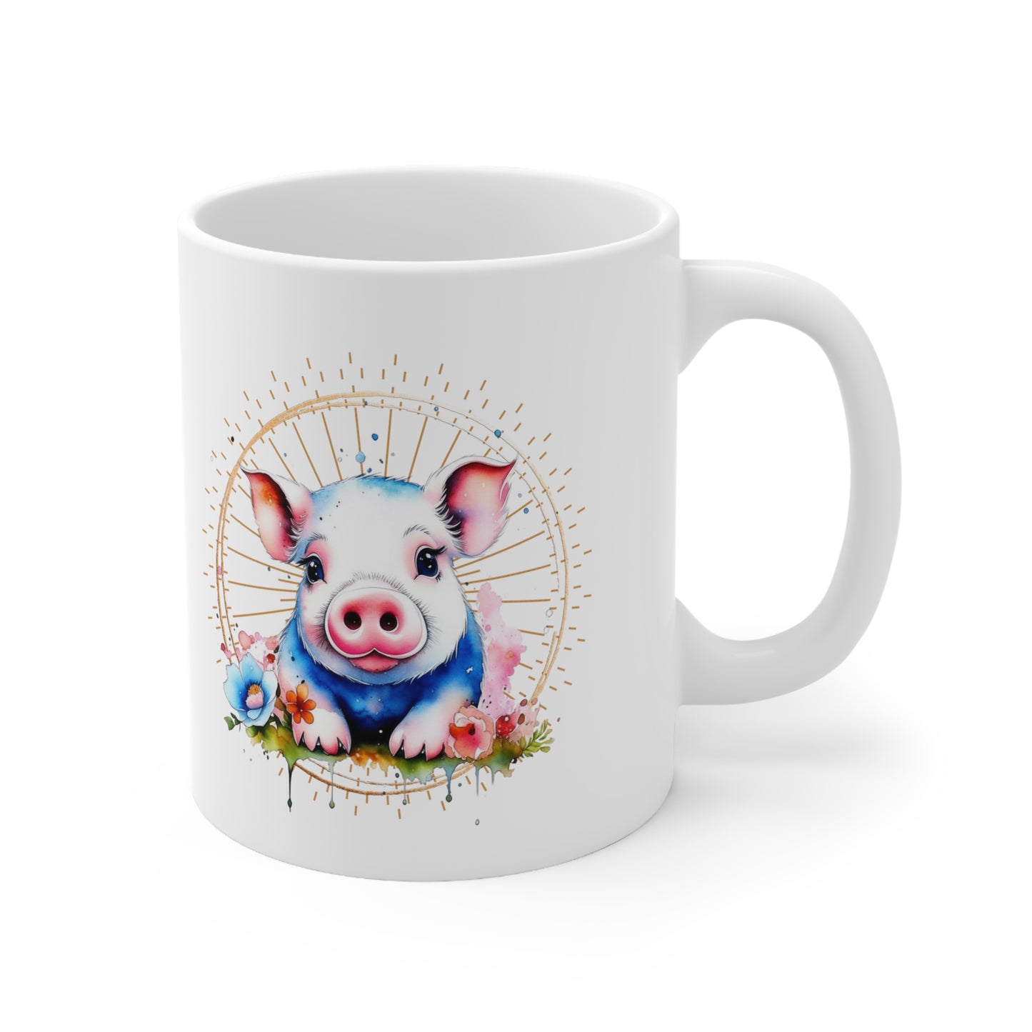 Pig Ceramic Mug 11oz