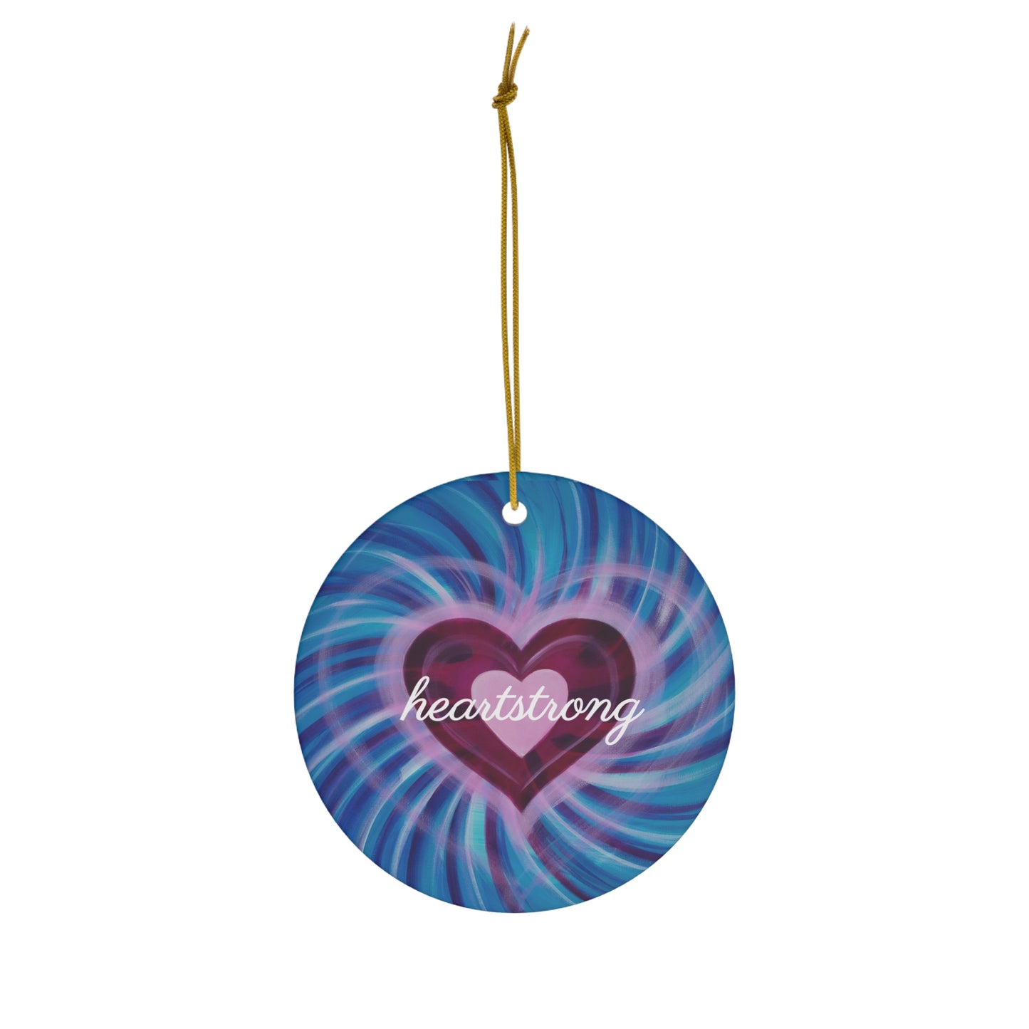 Hurricane Heartstrong Ceramic Ornament