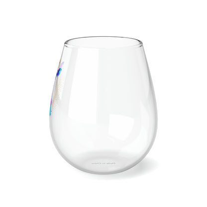 Vibrant Giraffe Stemless Wine Glass, 11.75oz