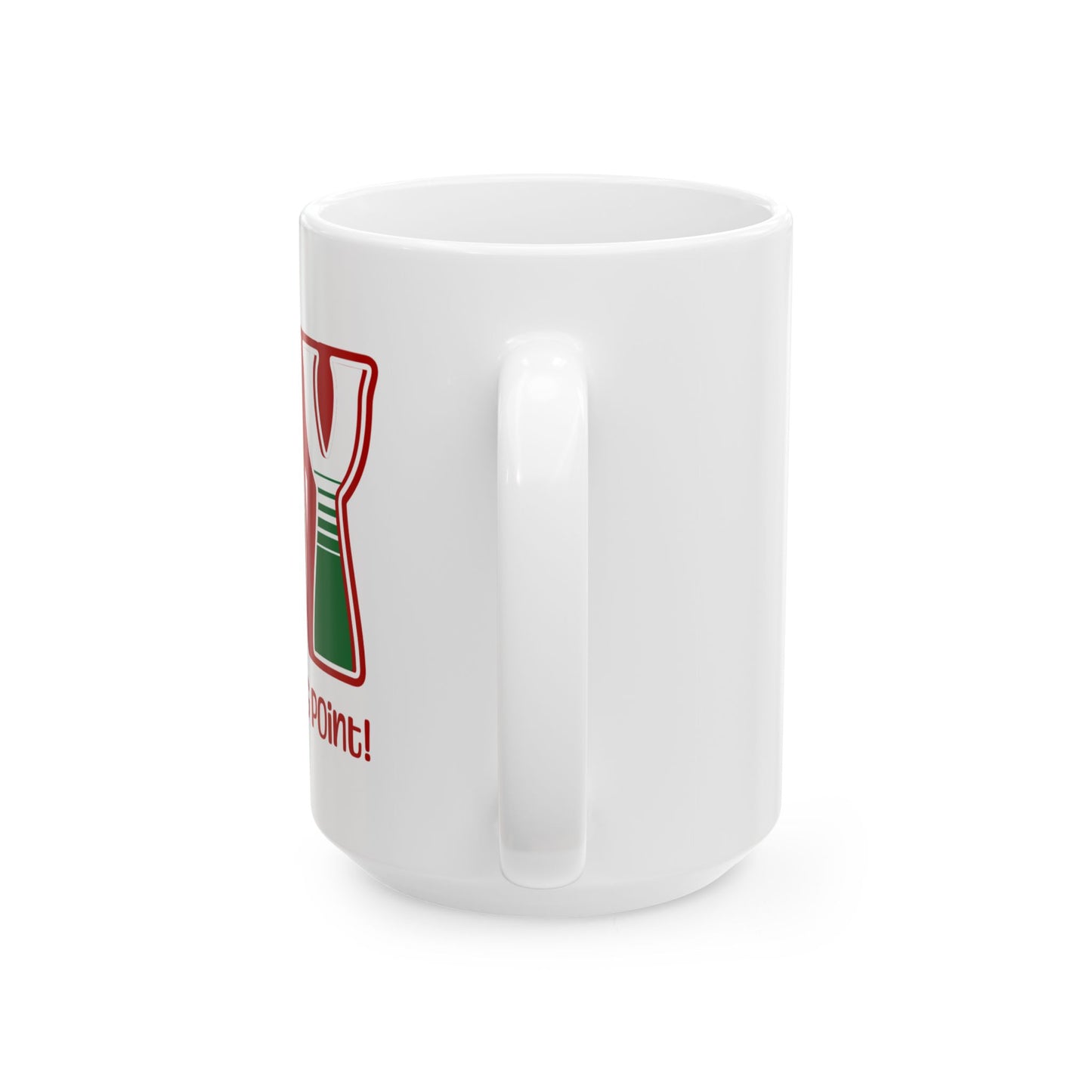 Red Holiday Joy Ceramic Mug, (11oz, 15oz)