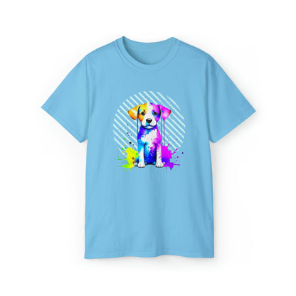 Vibrant Puppy Unisex Ultra Cotton Tee