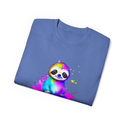 Vibrant Sloth Unisex Ultra Cotton Tee