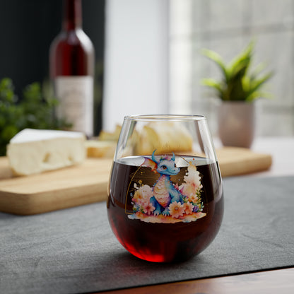 Dragon Stemless Wine Glass, 11.75oz