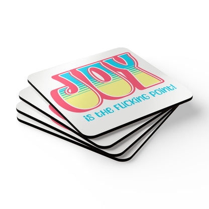 Salmon Blue Yellow Joy Coaster Set