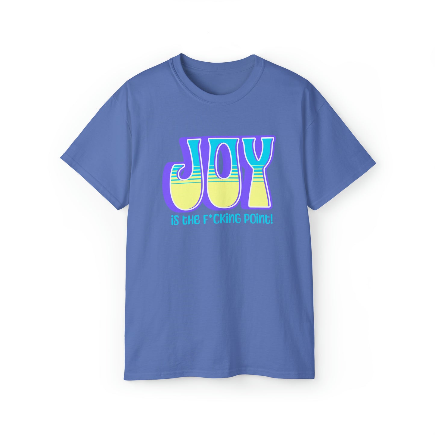 JOY (purple blue yellow)  Unisex Ultra Cotton Tee