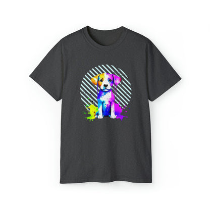 Vibrant Puppy Unisex Ultra Cotton Tee