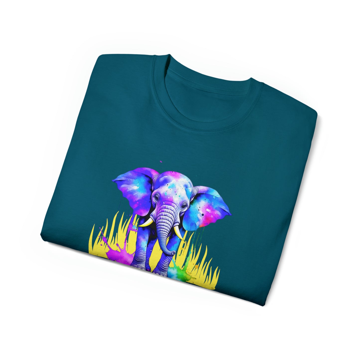 Vibrant Elephant Unisex Ultra Cotton Tee