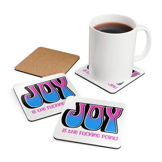 Black Pink Blue Joy Coaster Set