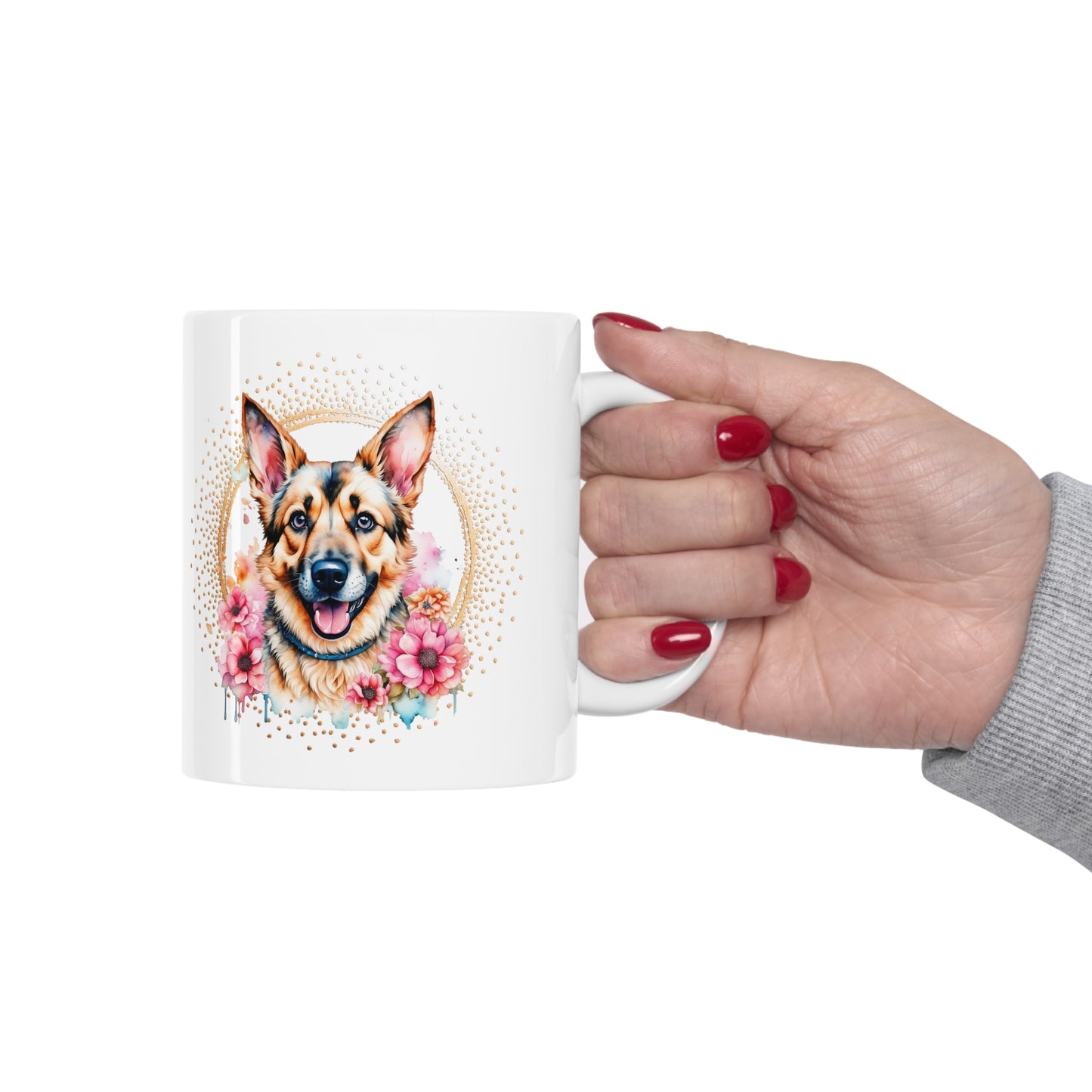 German Shepherd Ceramic Mug 11oz