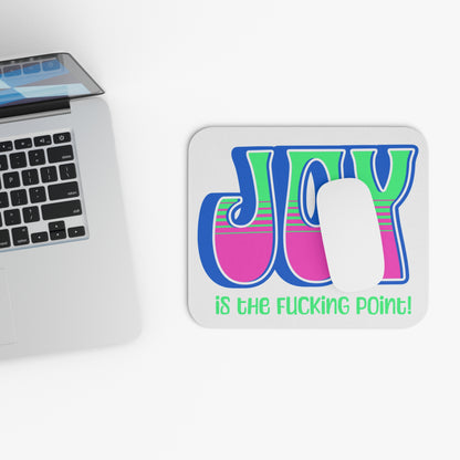 Blue Pink Green Joy Mouse Pad