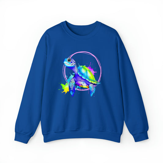 Vibrant Sea Turtle Unisex Sweatshirt