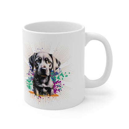 Black Lab Ceramic Mug 11oz