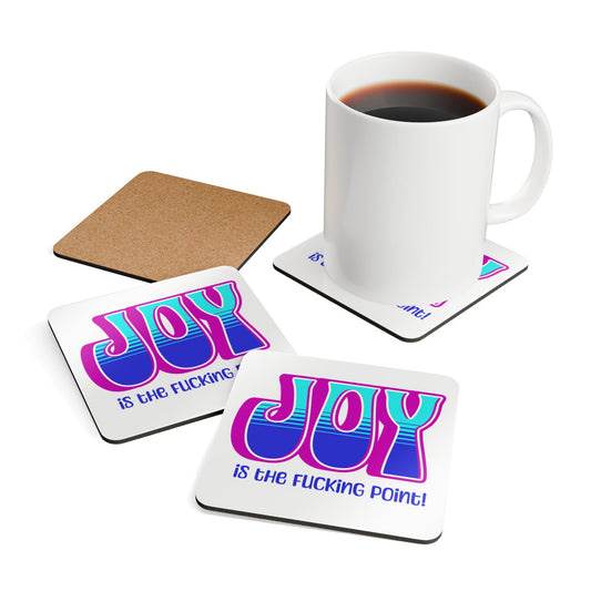 Pink Blue Teal Joy Coaster Set